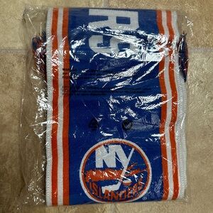 New York Islanders NHL Hockey Opening Night Blue White Orange Tassel Towel